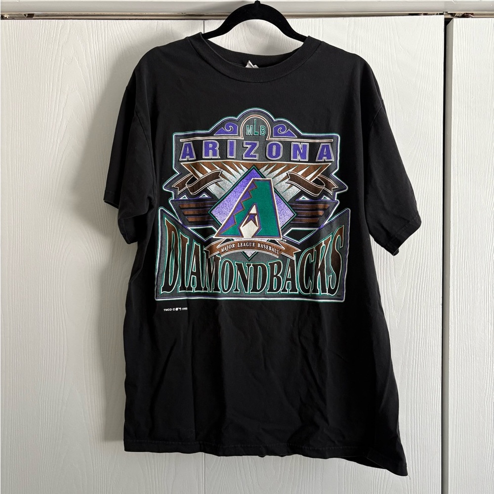 Vintage 90s MLB Arizona Diamondbacks Black T-Shirt